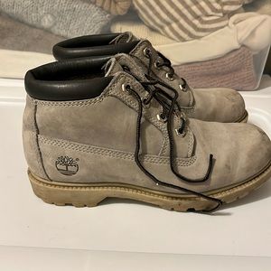 Timberland Light Grey Waterproof Boots
